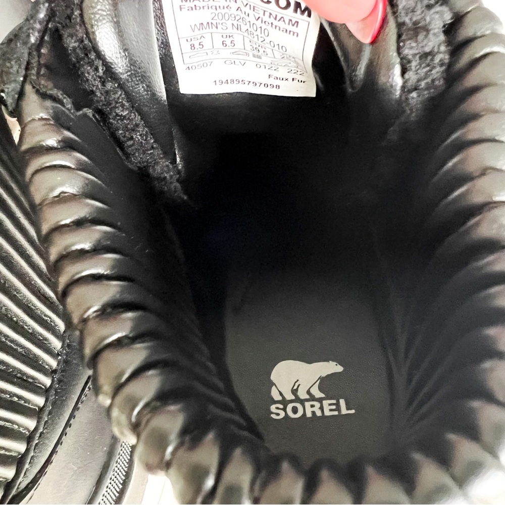 Sorel Brex Boot Cozy Lace in Black, Sea Salt - Picture 11 of 11